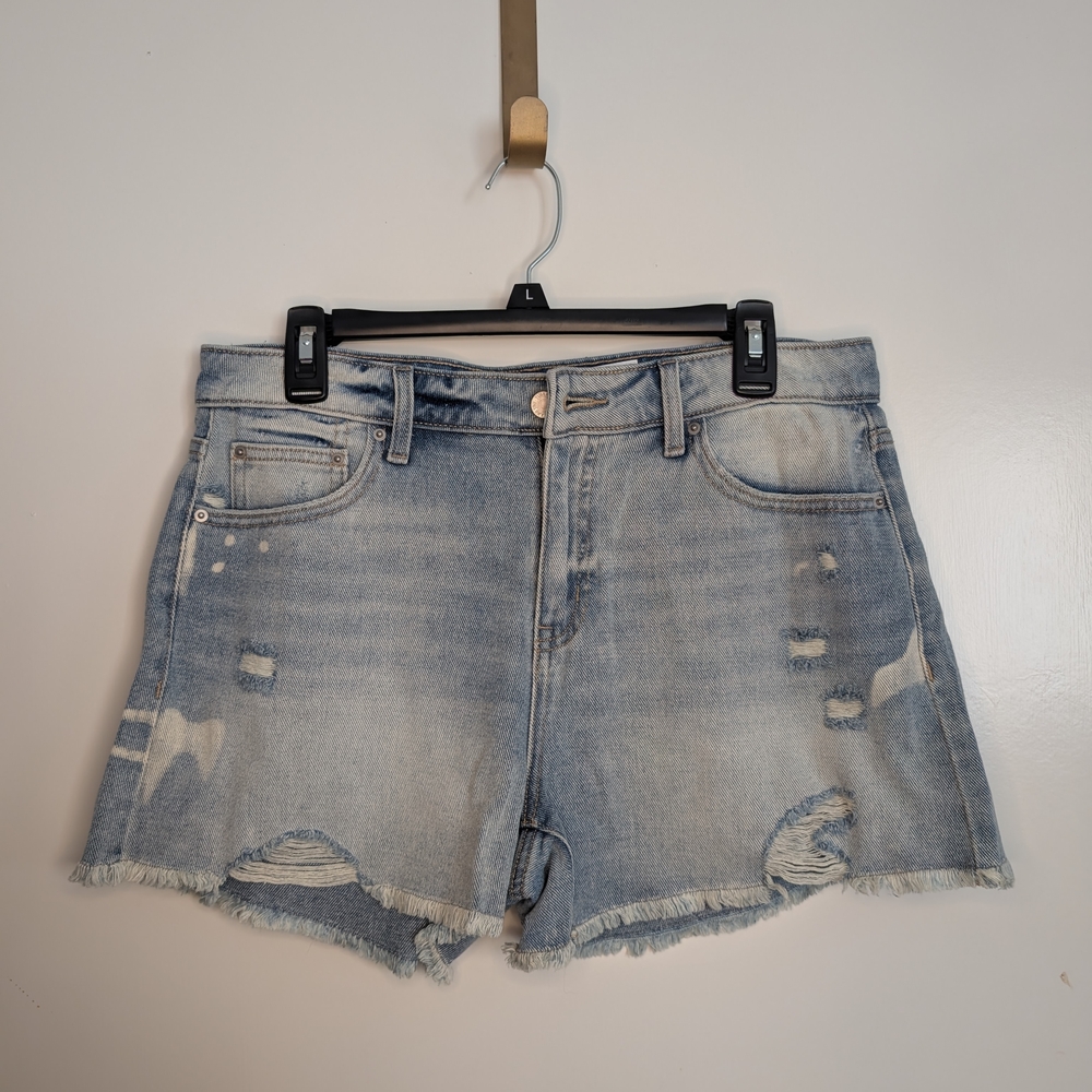 Distressed Denim Women Shorts